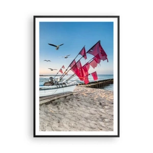 Plakát v černém rámu - Zasloužená přestávka - 70x100 cm