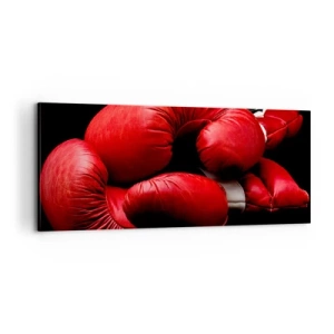 Obraz na plátně - Emoce války za námi - 100x40 cm