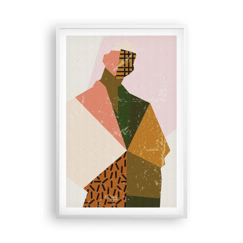 Plakát v bílém rámu - Člověk – složitá bytost - 61x91 cm