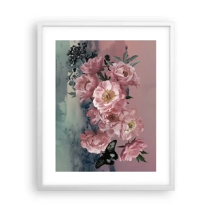 Plakát v bílém rámu - Vrchol romantismu - 40x50 cm