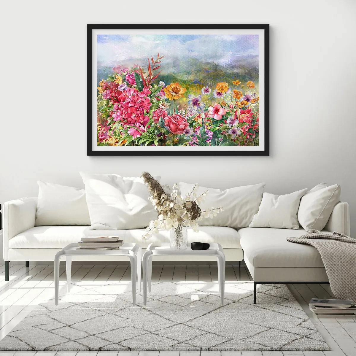 Plakát v černém rámu - Zahrada, která se zbláznila - 70x50 cm