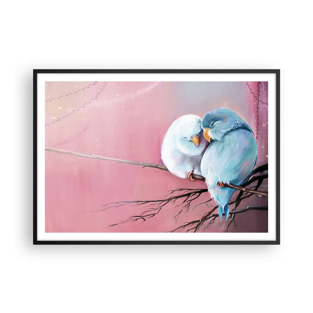 Plakát v černém rámu - Co k tomu dodat?… - 100x70 cm