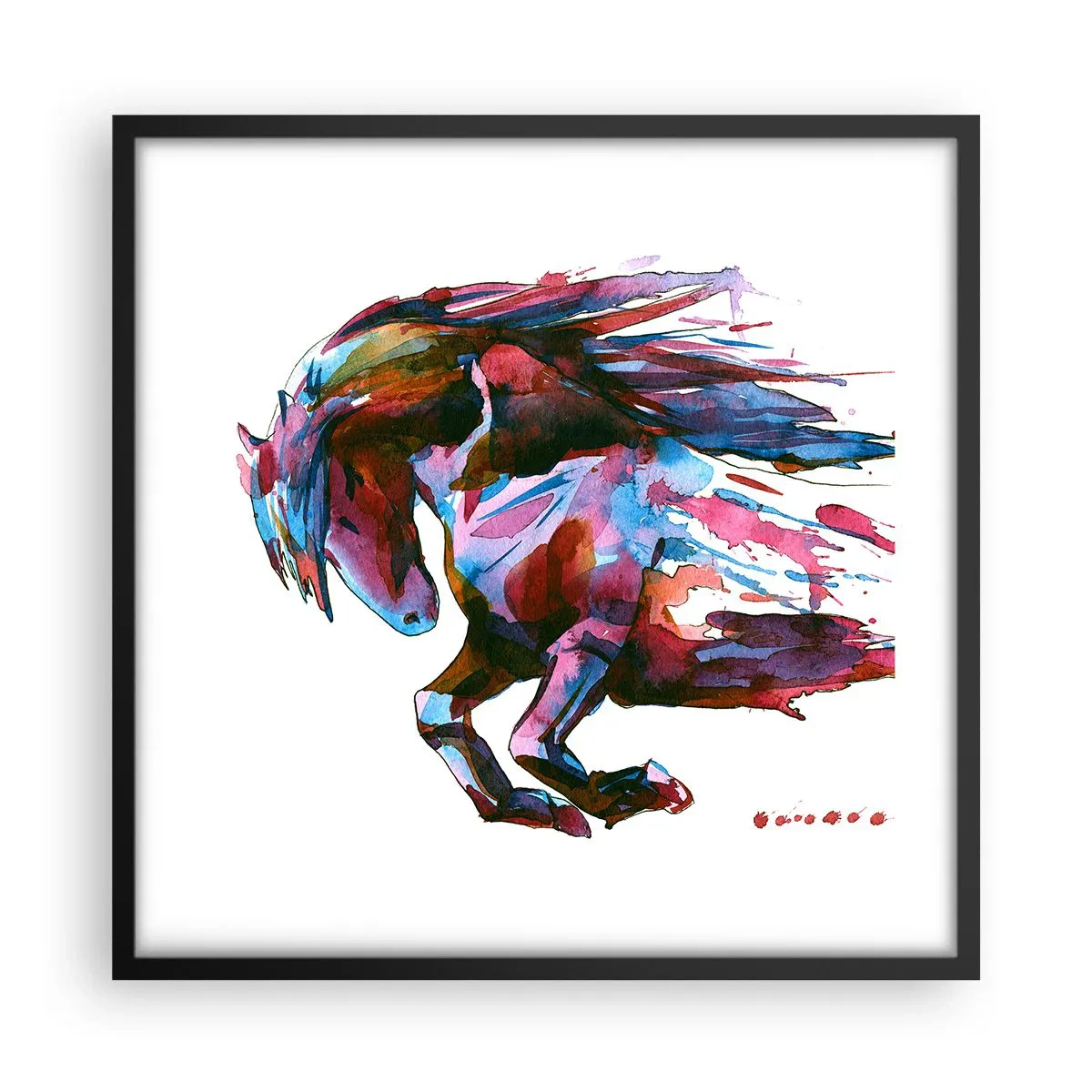 Plakát v černém rámu - U vytržení - 50x50 cm