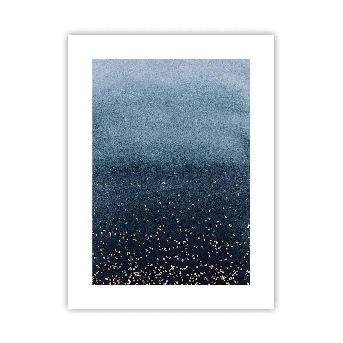 Plakát - Kompozice – modré fáze - 30x40 cm