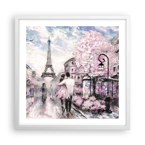 Plakát v bílém rámu - Když se zamilovat, tak jenom v… - 50x50 cm