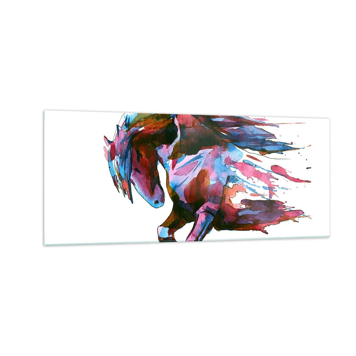 Obraz na skle - U vytržení - 100x40 cm