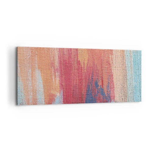 Obraz na plátně - Stékat duhou - 100x40 cm