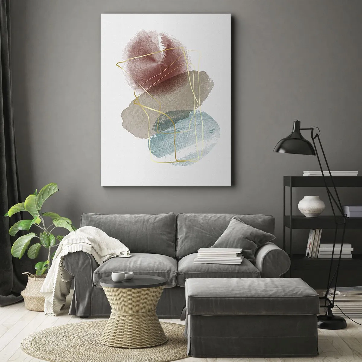 Obraz na plátně - Korálky prostoru - 70x100 cm