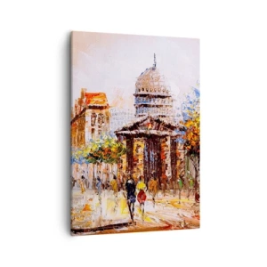 Obraz na plátně - Pařížská procházka - 50x70 cm