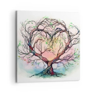 Obraz na plátně - Společně proti vichřicím - 60x60 cm