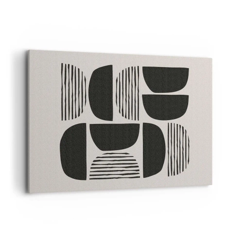 Obraz na plátně - Polovičaté soustavy - 120x80 cm