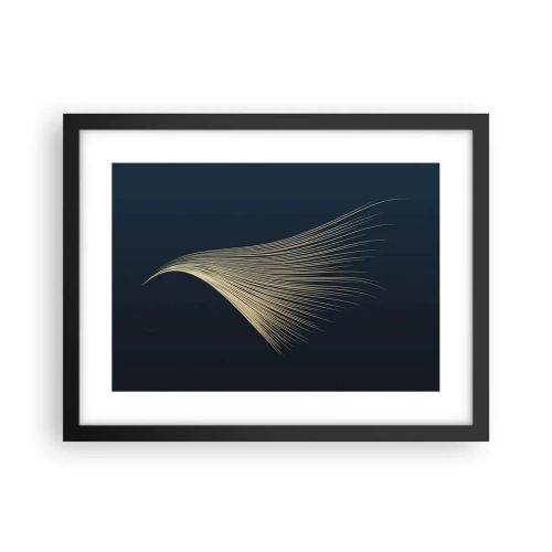 Plakát v černém rámu - Jako andělské vlasy - 40x30 cm