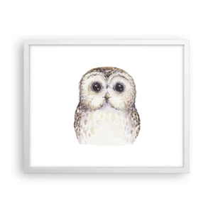 Plakát v bílém rámu - Podívej se mi do očí - 50x40 cm