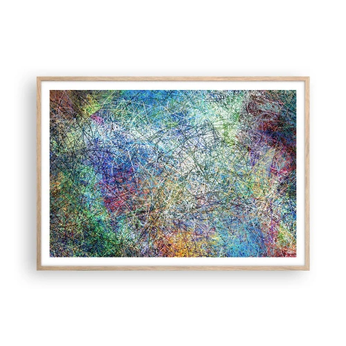 Plakát v rámu světlý dub - To není tak jednoduché - 100x70 cm