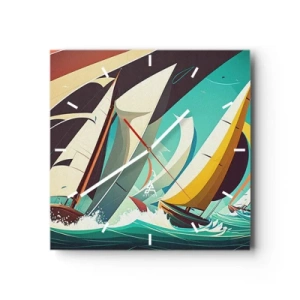 Nástěnné hodiny - Jak vycházet s živly - 30x30 cm