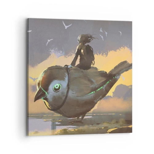 Obraz na plátně - Zastávka na fantastické cestě - 70x70 cm