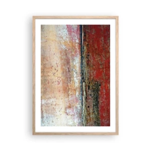 Plakát v rámu světlý dub - Možná je to moře - 50x70 cm