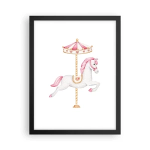 Plakát v černém rámu - Vyrazil z kopýtka - 30x40 cm