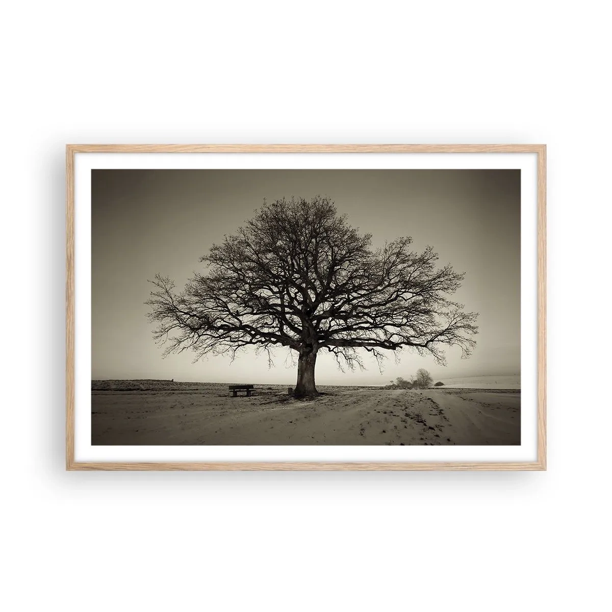 Plakát v rámu světlý dub - Odtud až na věčnost - 91x61 cm