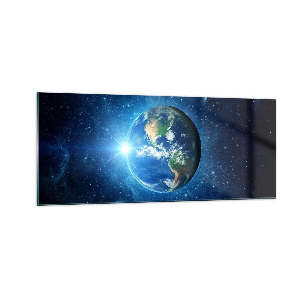 Obraz na skle - Jsme v nebi - 100x40 cm