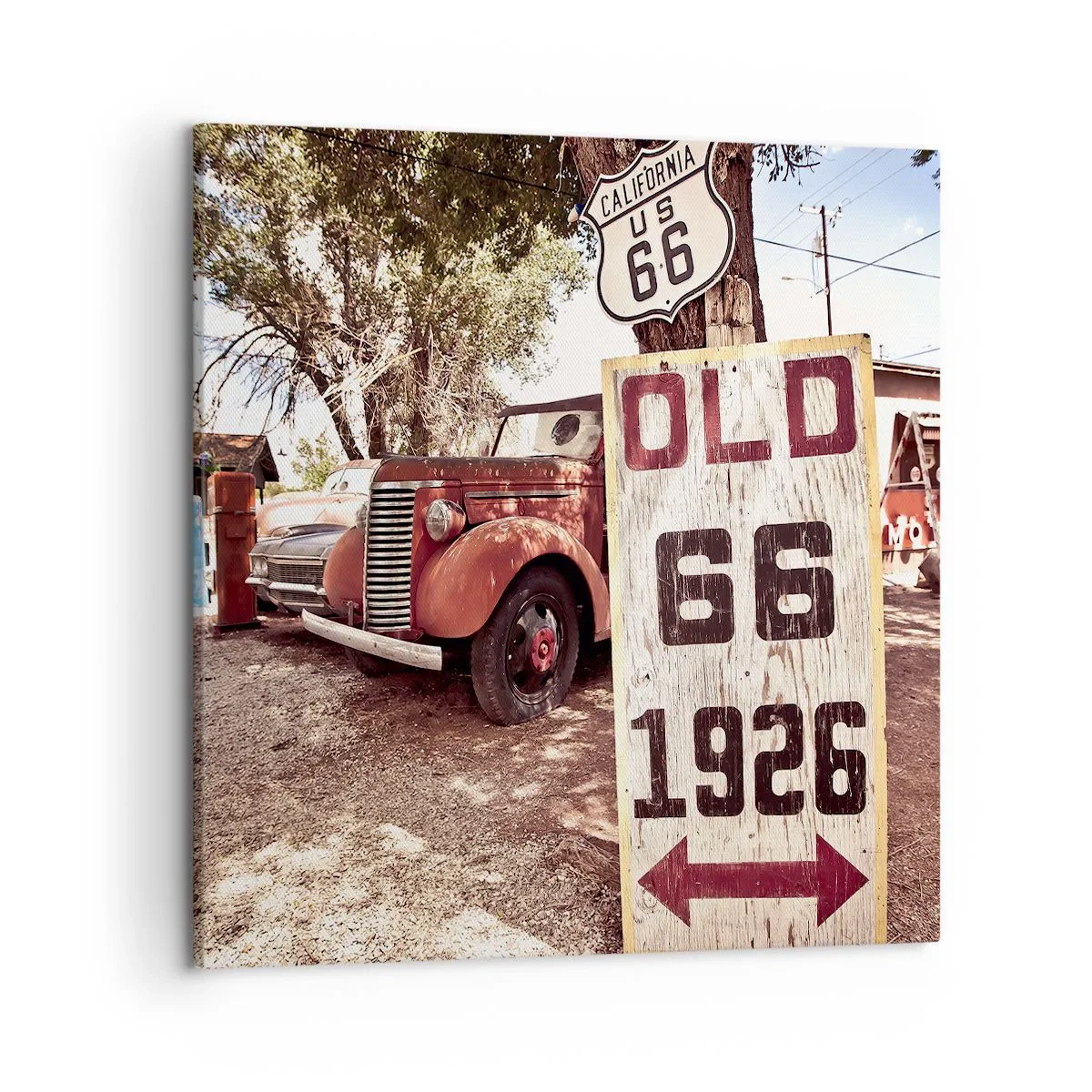 Obraz na plátně - Legenda americké provincie - 50x50 cm