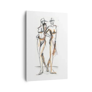 Obraz na plátně - Studie šarmu - 80x120 cm