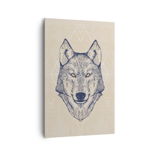 Obraz na plátně - Alfa o pronikavém pohledu - 80x120 cm