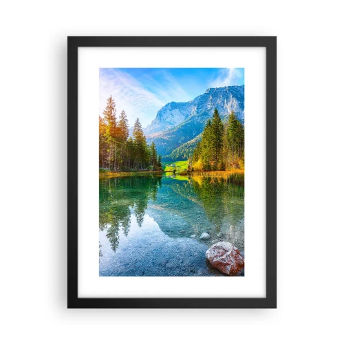 Plakát v černém rámu - Něžnost podzimu - 30x40 cm