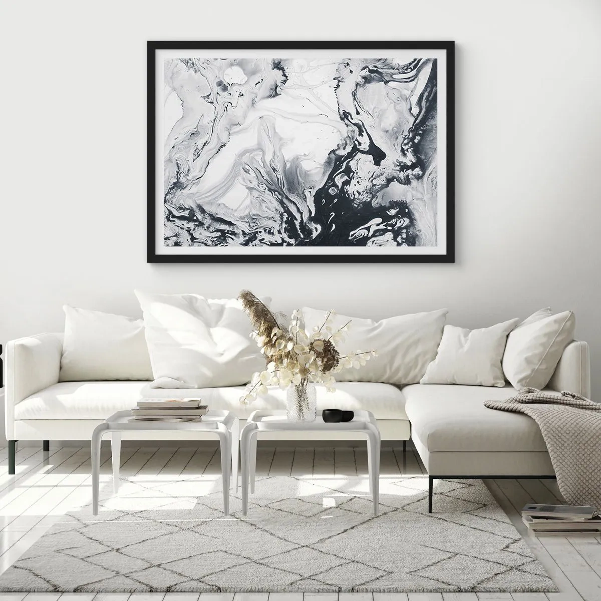 Plakát v černém rámu - Zemské nitro - 91x61 cm