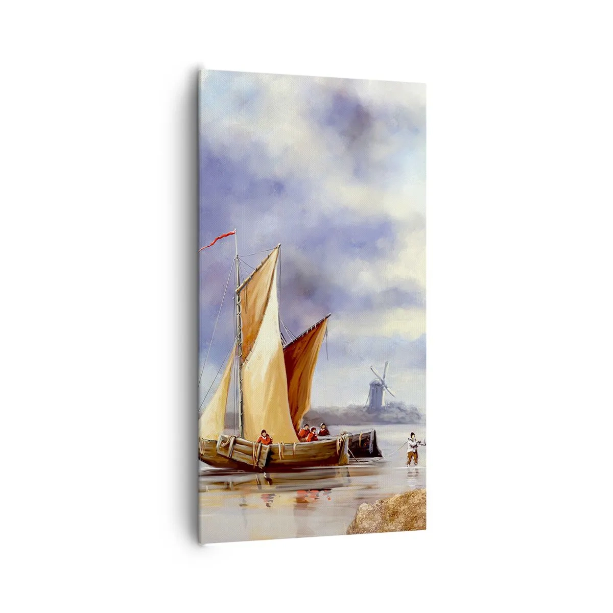 Obraz na plátně - Návrat námořníků - 65x120 cm