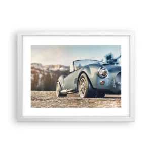 Plakát v bílém rámu - Protože na stylu záleží - 40x30 cm