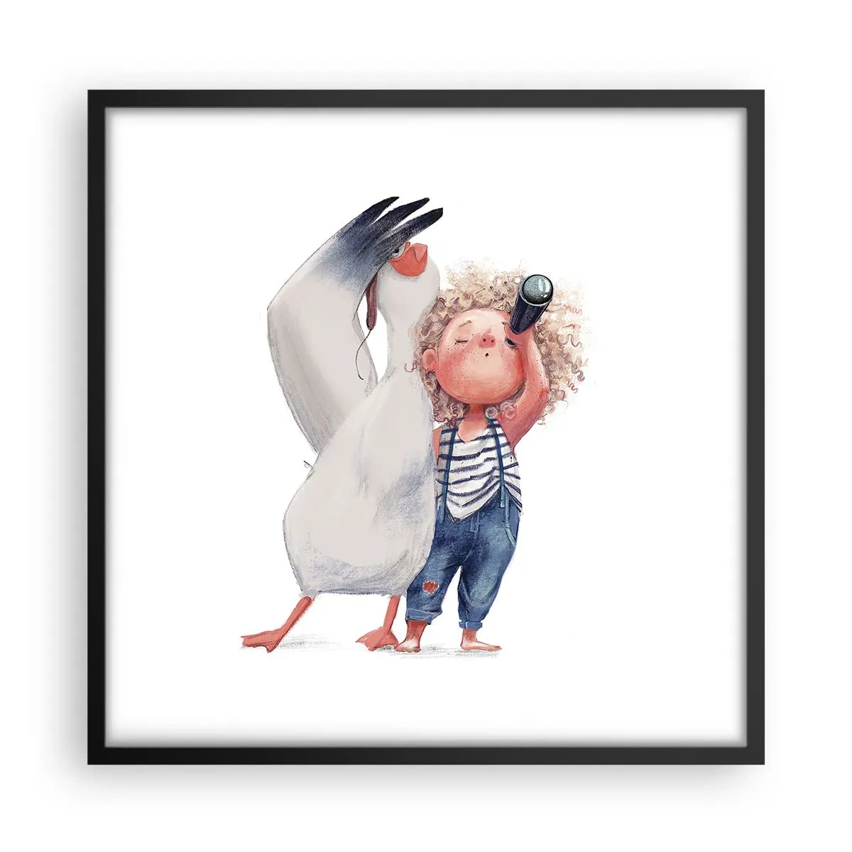 Plakát v černém rámu - Plán na skvělou cestu - 50x50 cm