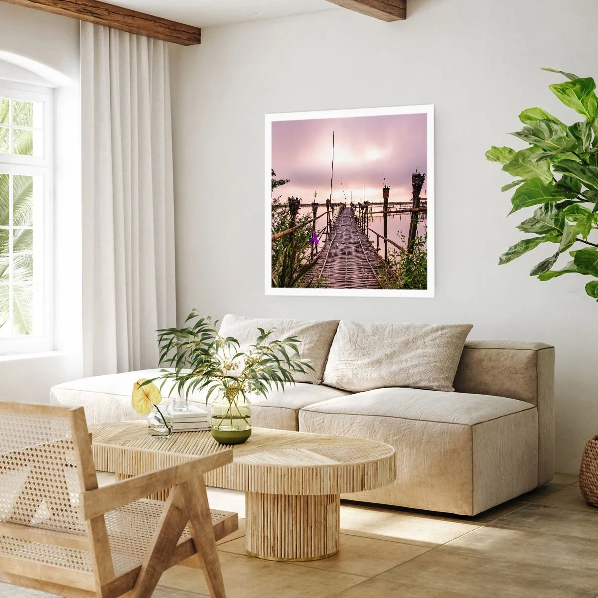 Plakát - Klid a pohoda Asie - 30x30 cm