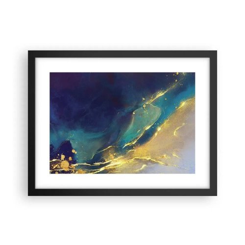 Plakát v černém rámu - Zlatý močál - 40x30 cm