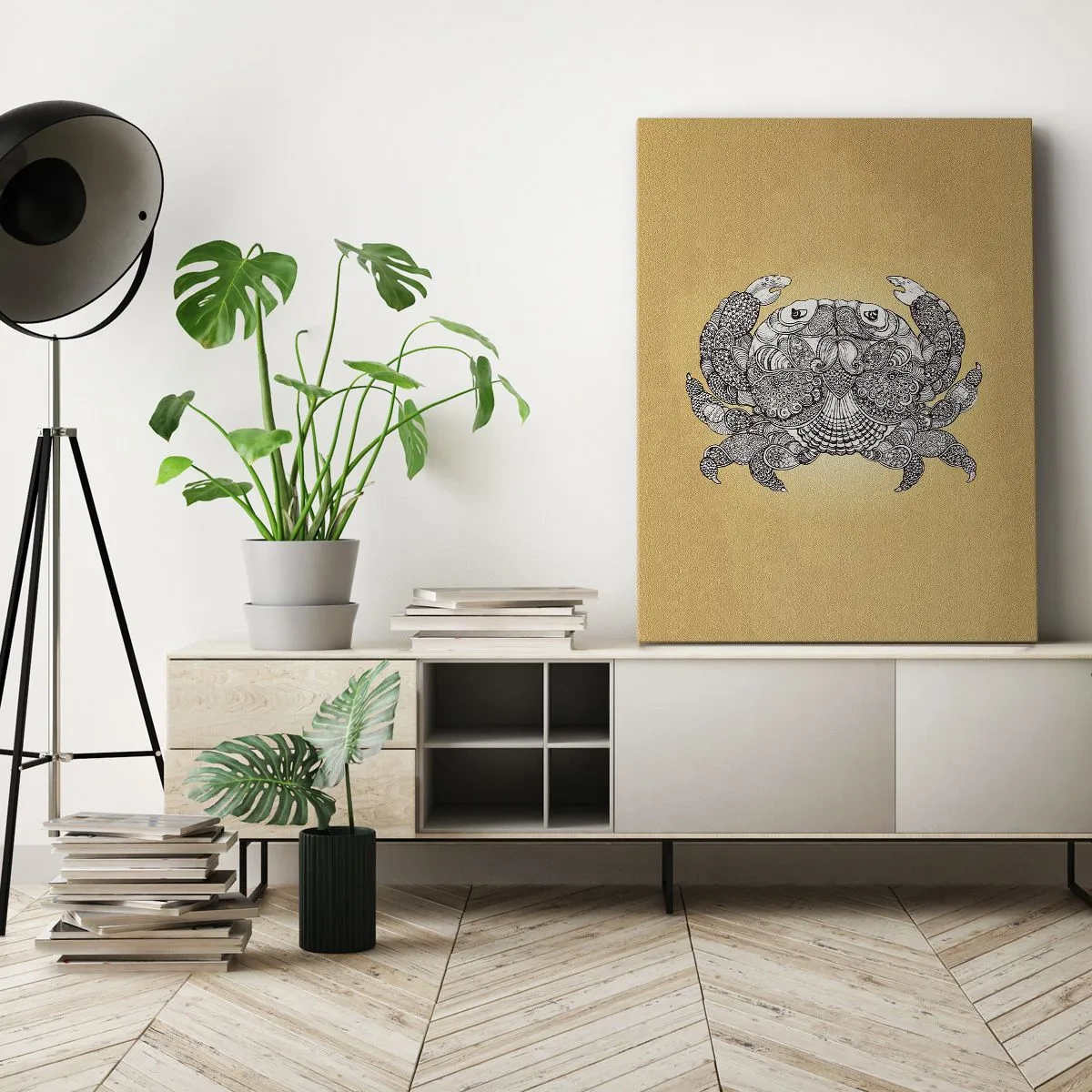 Obraz na plátně - Příběhy pana Kraba - 70x100 cm