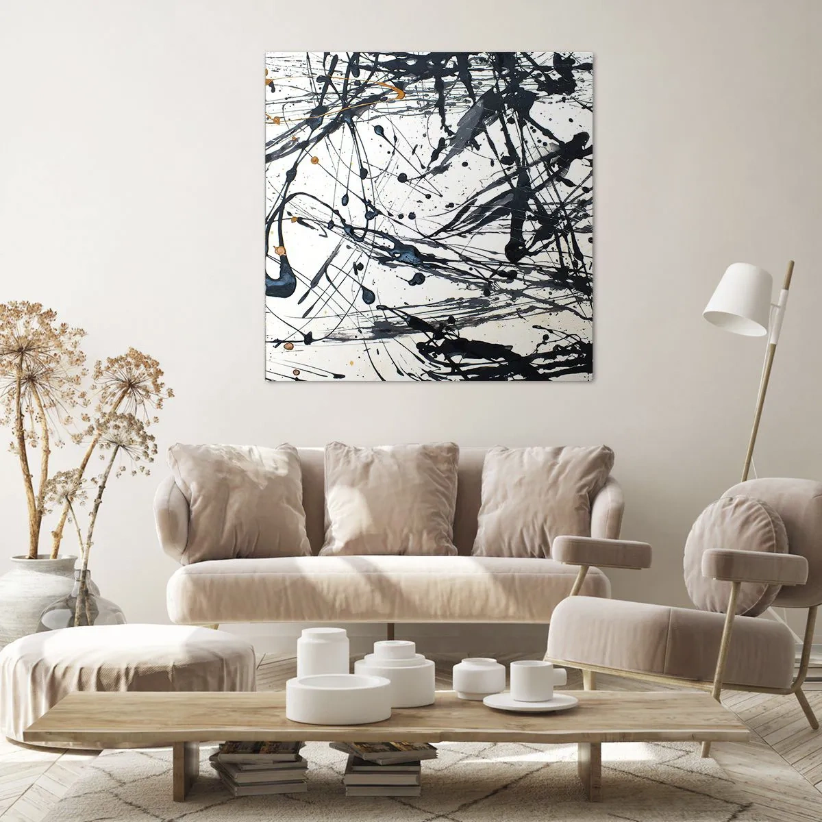 Obraz na plátně - Expresionistická abstrakce - 50x50 cm