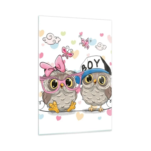 Obraz na skle - Milujme se! - 80x120 cm