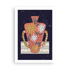 Plakát - Malovaný džbán - 50x70 cm