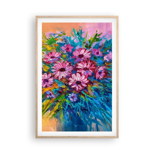 Plakát v rámu světlý dub - Energie života - 61x91 cm