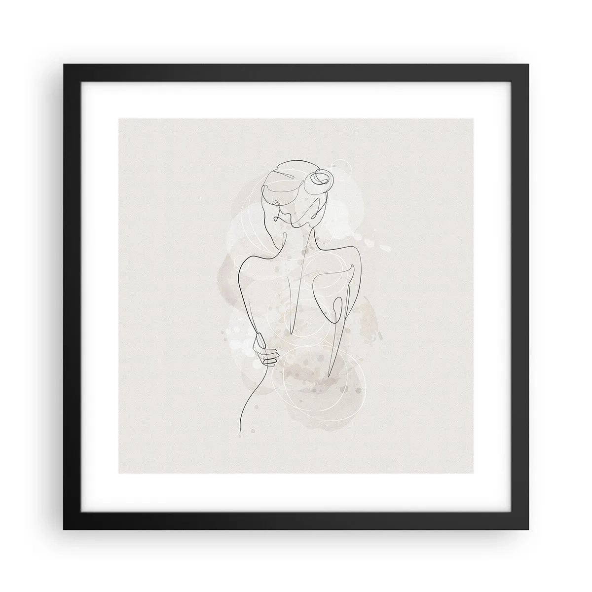 Plakát v černém rámu - Jako citlivý nástroj - 40x40 cm