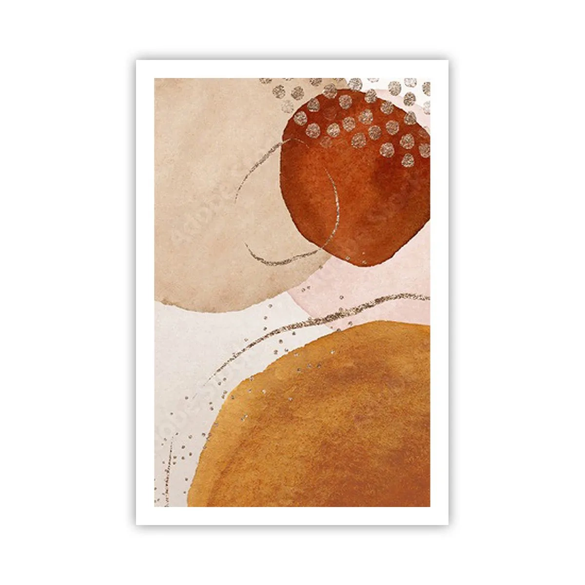 Plakát - Zaoblení a pohyb - 61x91 cm