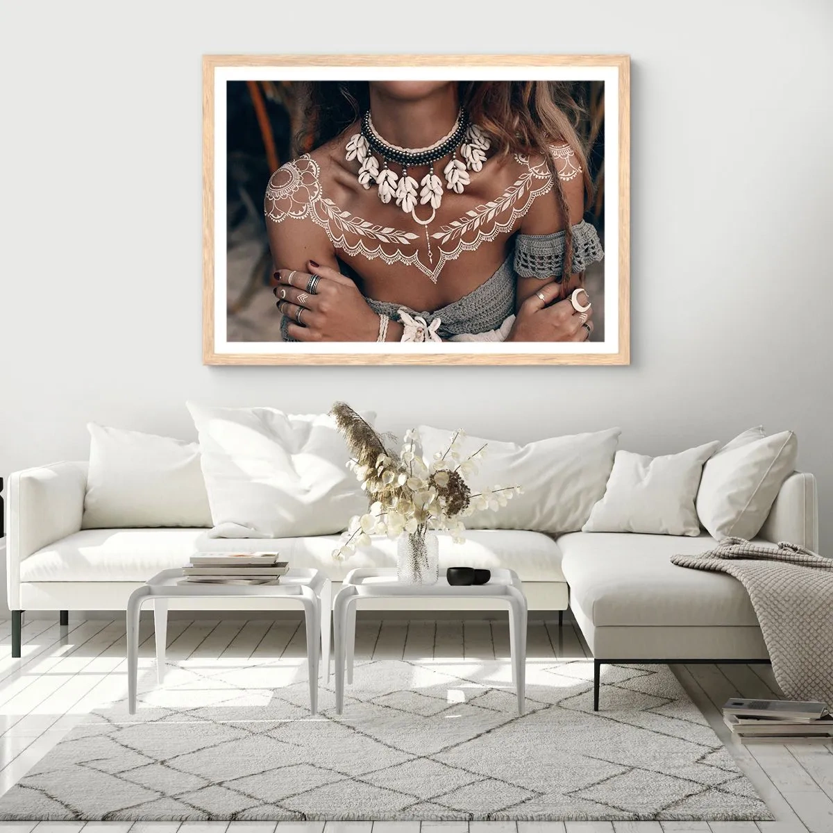 Plakát v rámu světlý dub - Talismany, rituály ženskosti - 91x61 cm