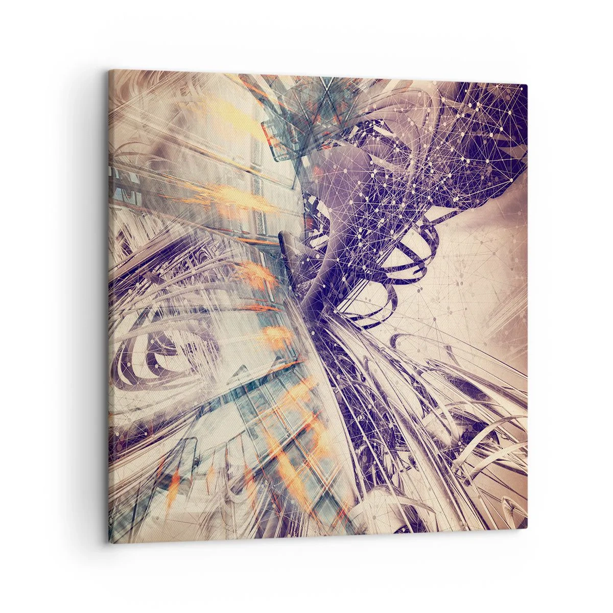 Obraz na plátně - Ve velkém spěchu - 50x50 cm