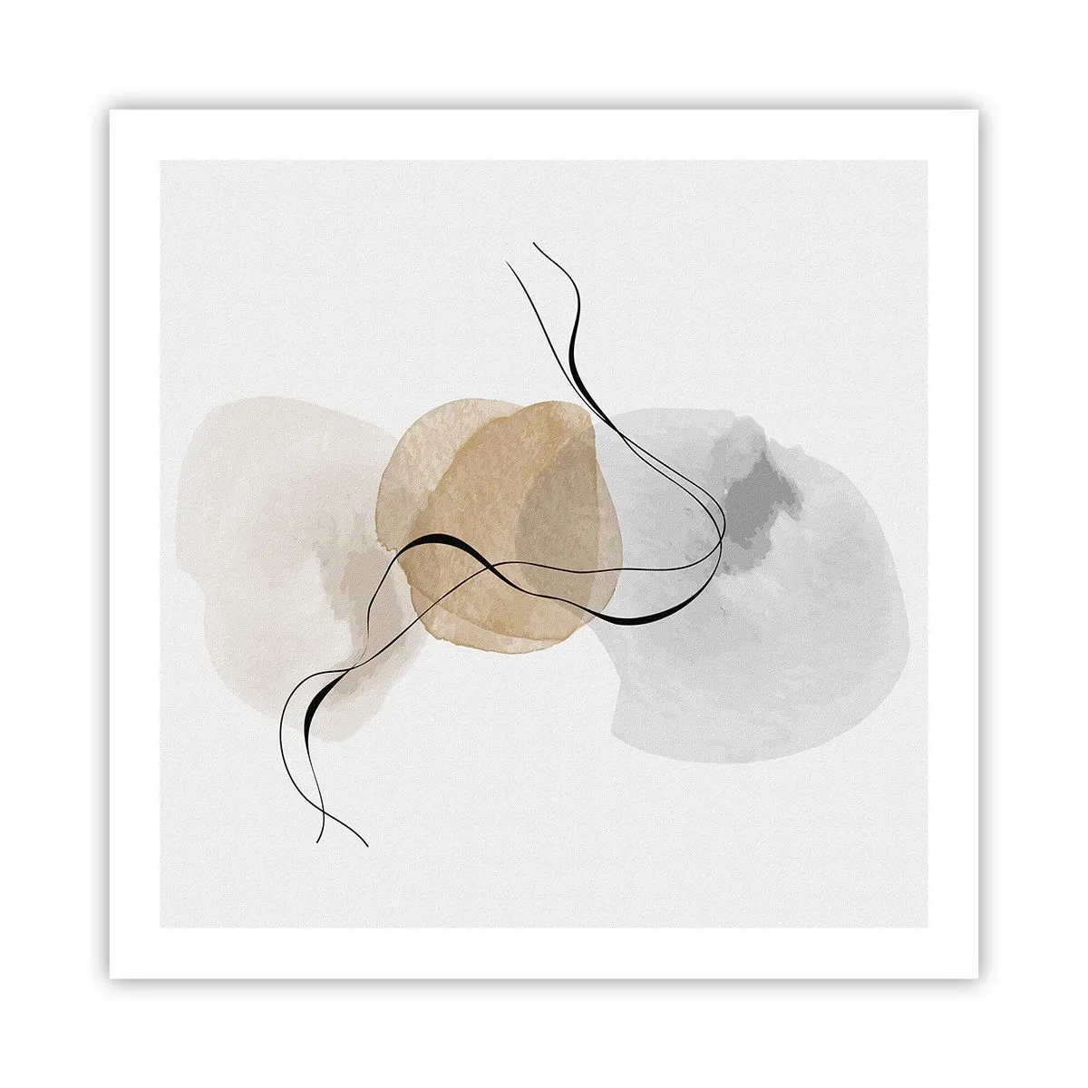 Plakát - Vzdušné korálky - 60x60 cm