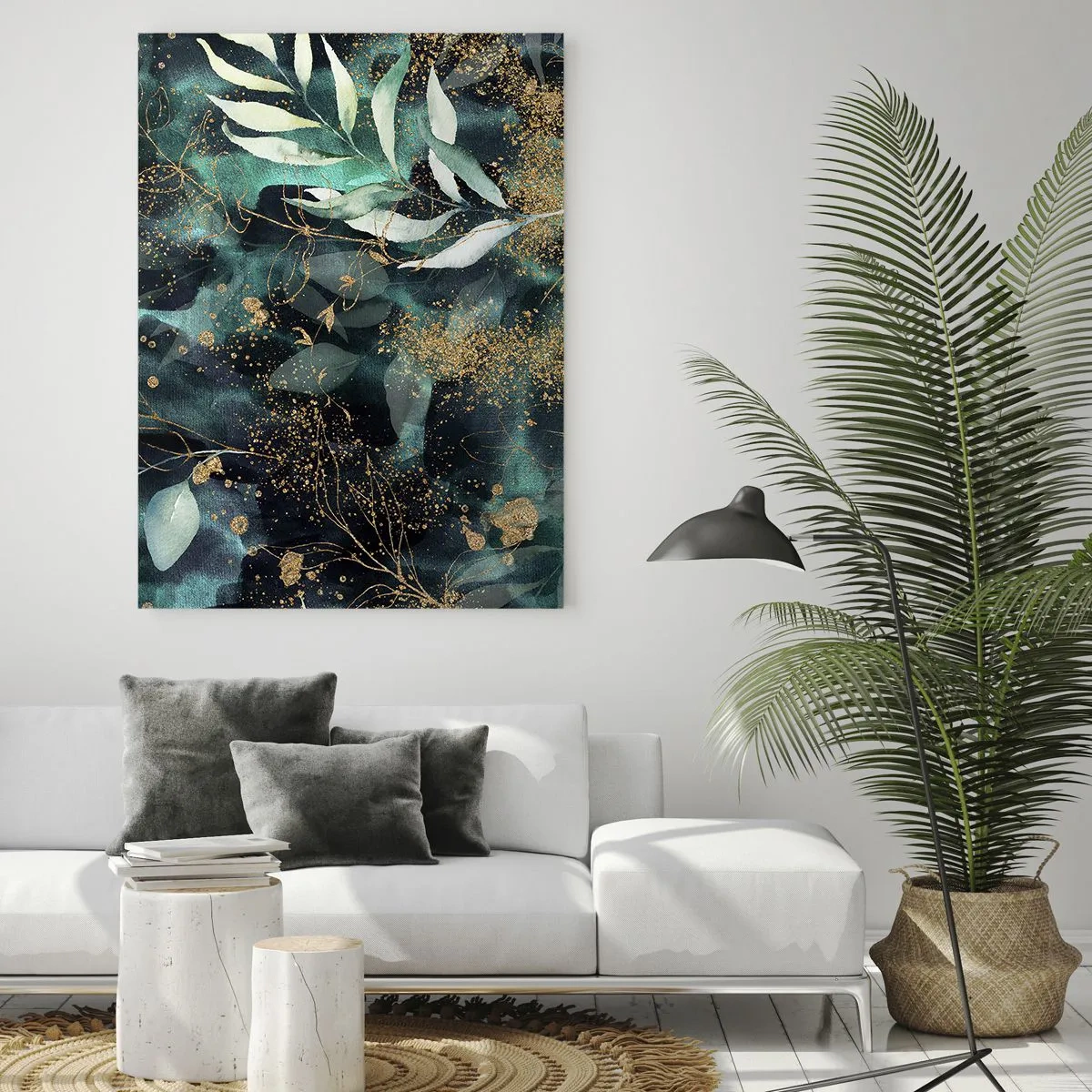 Obraz na skle - Kouzelná zahrada - 50x70 cm