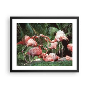 Plakát v černém rámu - Odpolední drby - 50x40 cm