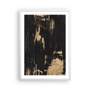 Plakát v bílém rámu - Stopa doteku - 50x70 cm