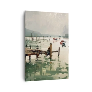 Obraz na plátně - Zalité roztaveným měsícem - 70x100 cm