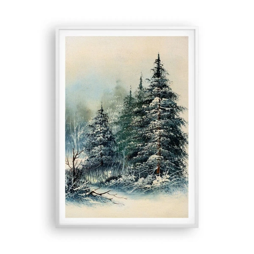 Plakát v bílém rámu - Připravení na Vánoce - 70x100 cm