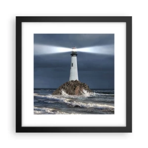 Plakát v černém rámu - Zde…zde…tady! - 30x30 cm